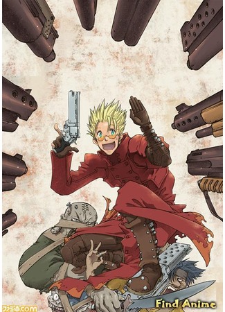 аниме Триган -Переполох в Пустошах- (Trigun: Badlands Rumble: Gekijouban Trigun: Badlands Rumble) 01.05.12