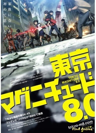 аниме Токийское восьмибалльное (Tokyo Magnitude 8.0) 19.06.15