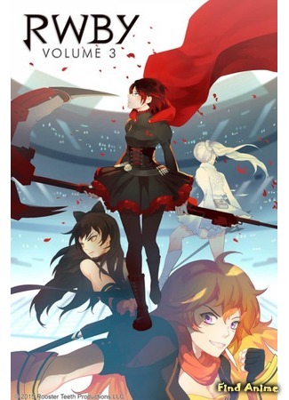 аниме Красный, Белый, Черный, Желтый: том 3 (RWBY 3 season: RWBY: Volume 3) 25.10.15