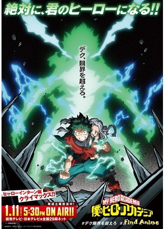 аниме Моя геройская академия (My Hero Academia 4: Boku no Hero Academia 4) 04.01.20