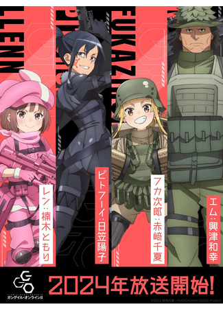 аниме Мастера Меча Онлайн: Альтернативная «Призрачная пуля» (Sword Art Online Alternative: Gun Gale Online II) 23.02.24